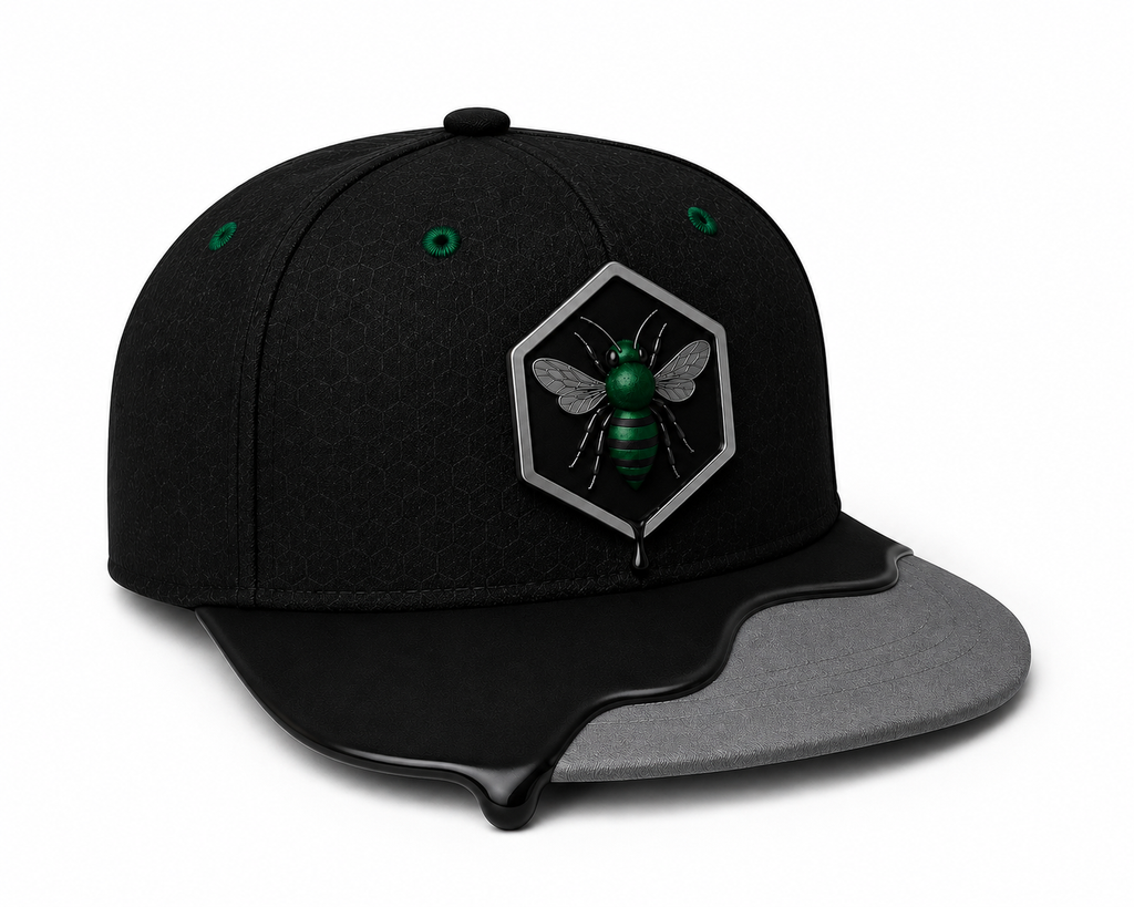 Black Honey Snapback – Noir/Stone Grey