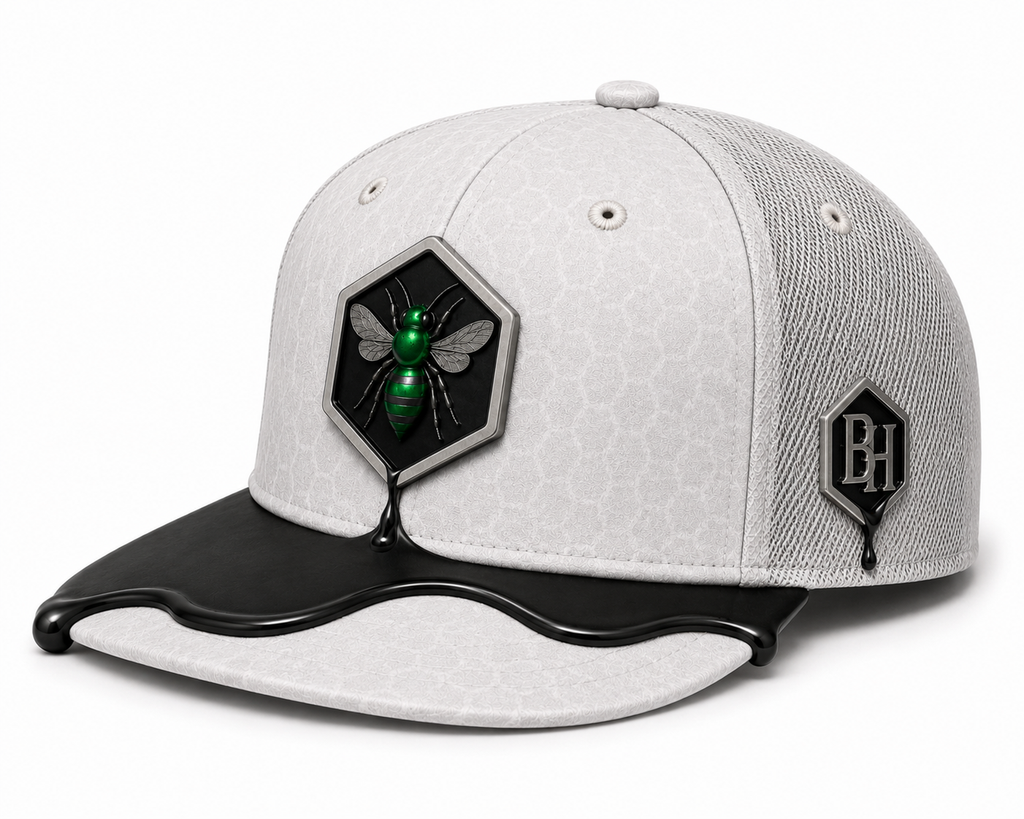 Black Honey Oh Beehave! Snapback – White Gold