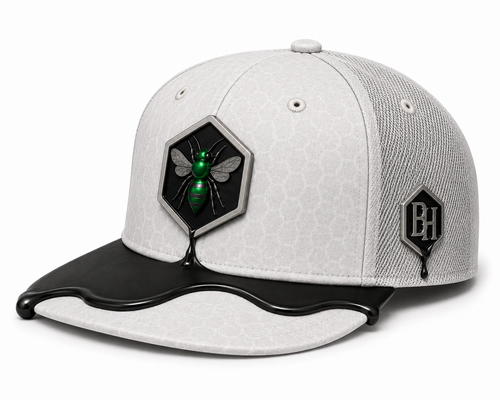 Black Honey Oh Beehave! Snapback – White Gold