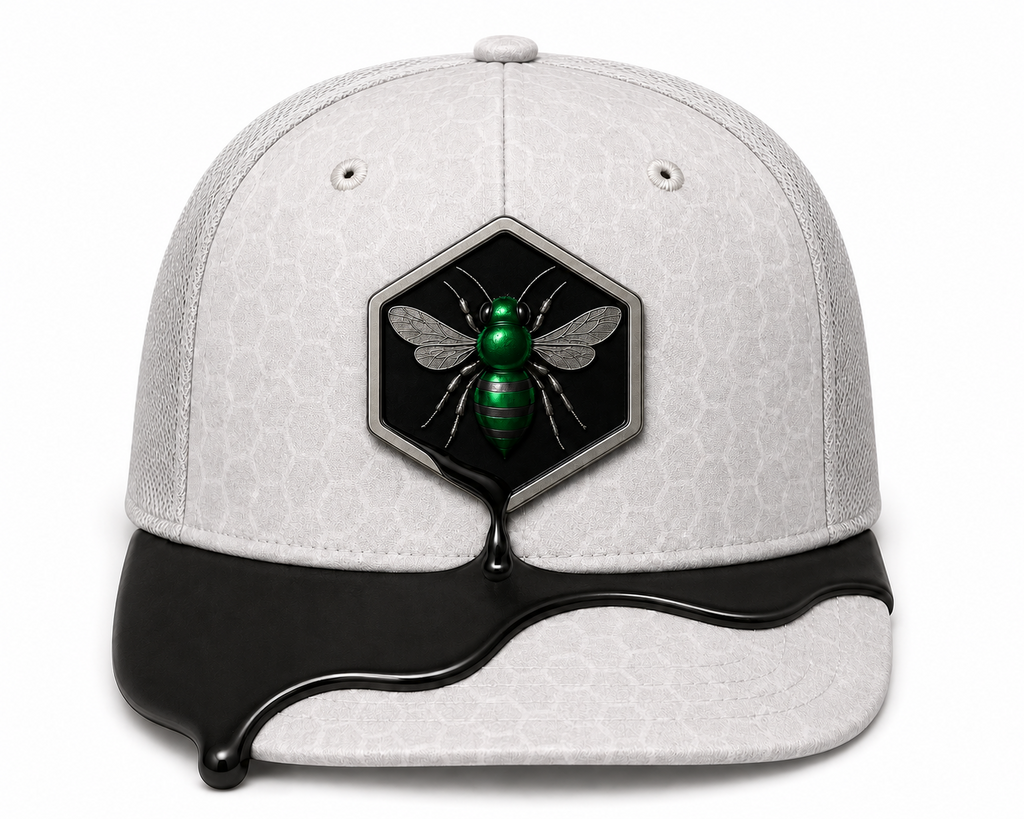 Black Honey Oh Beehave! Snapback – White Gold